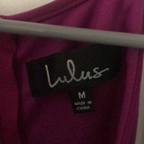 Lulus Magenta Midi Dress - Picture 7 of 10
